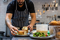 chef plating image